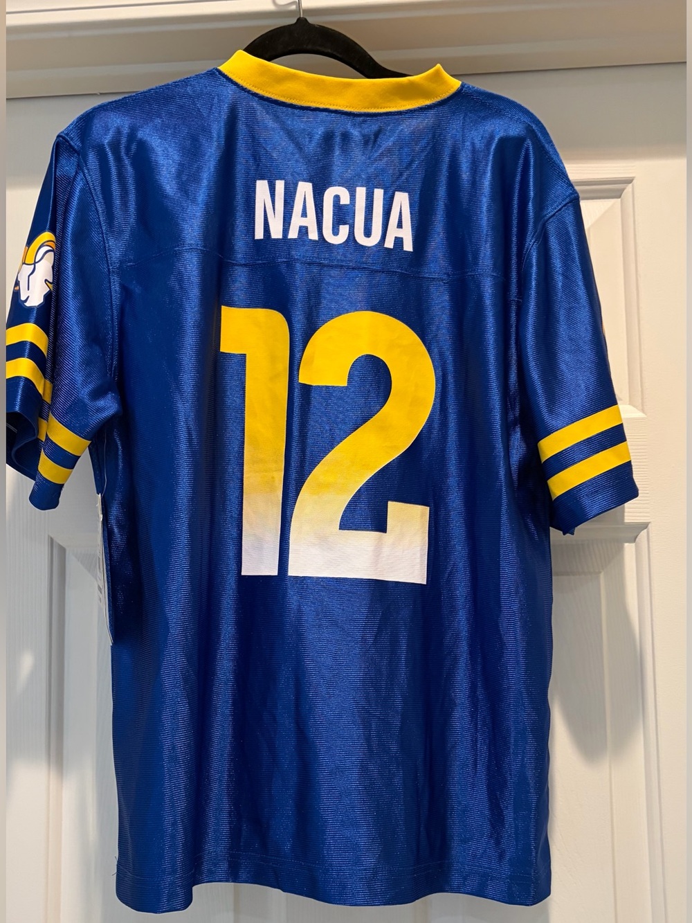 NFL Blue and Yellow Nacua #12 Jersey